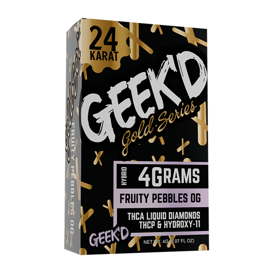 GEEK'D | GOLD SERIES | Full-Spec 4G Disposable Vape