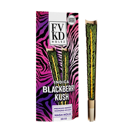 FVKD | Diamond Hash Infused THCA Hash Holez Pre-Rolls | (2ct) 4g