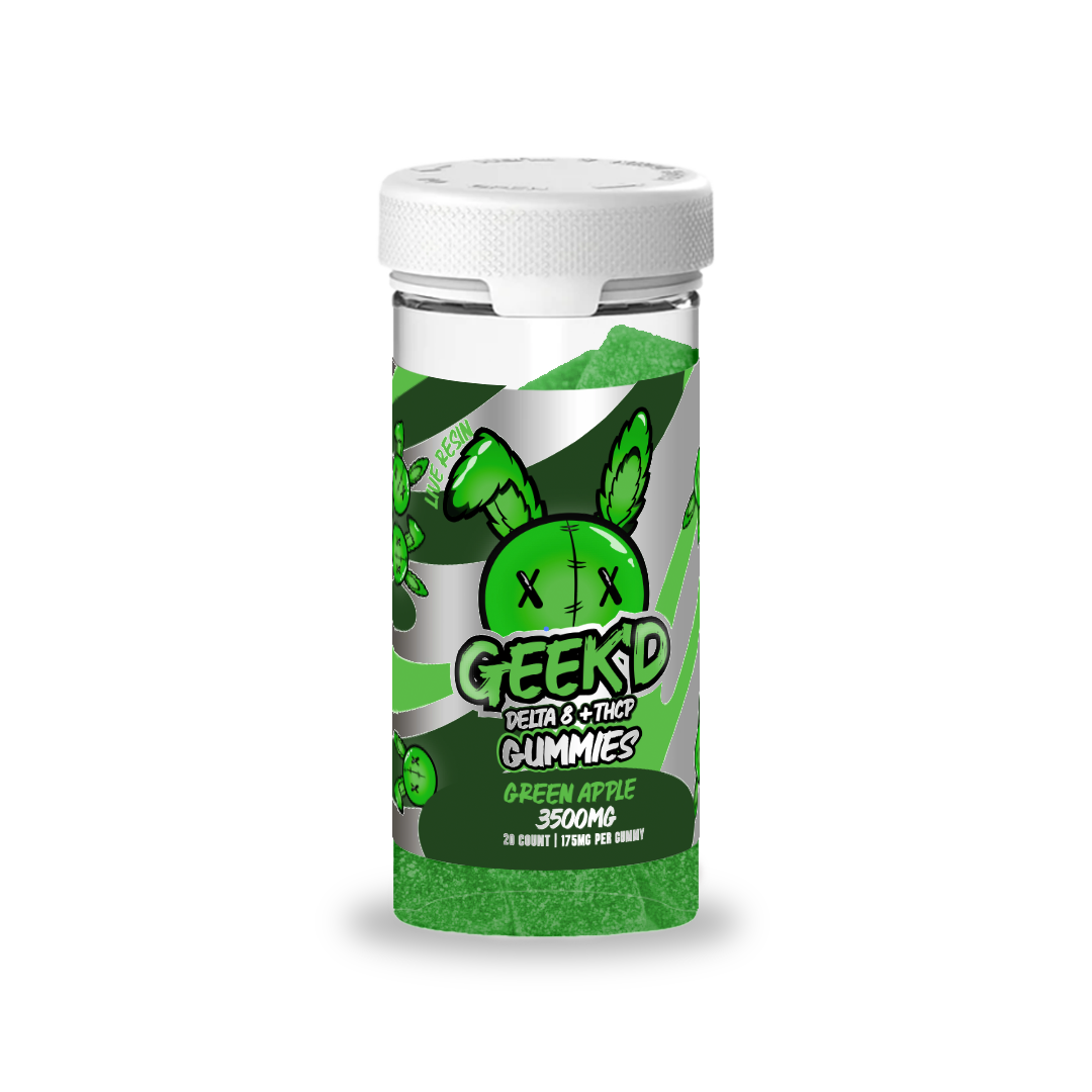 Geek'd Extracts | D8/THC-P Gummies : 3500mg