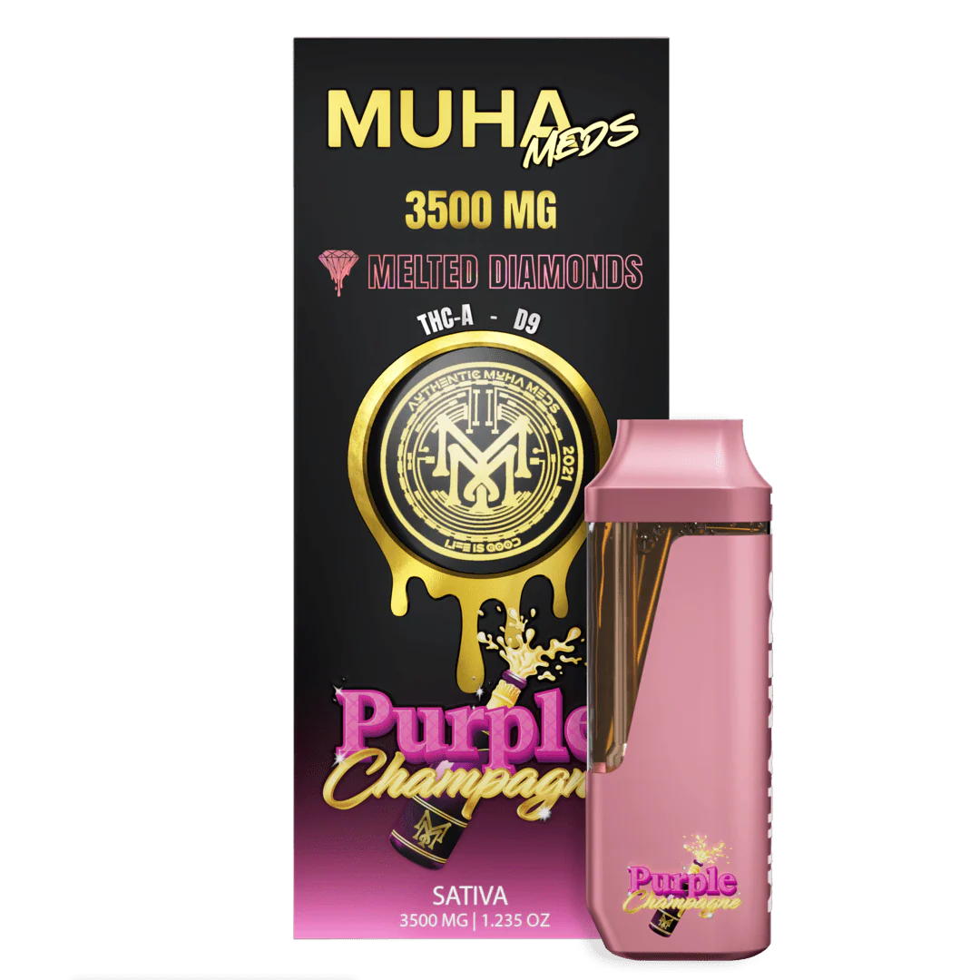 MUHA MEDS | THC-A/D9 | Melted Diamonds Disposable Vape - 3.5 G