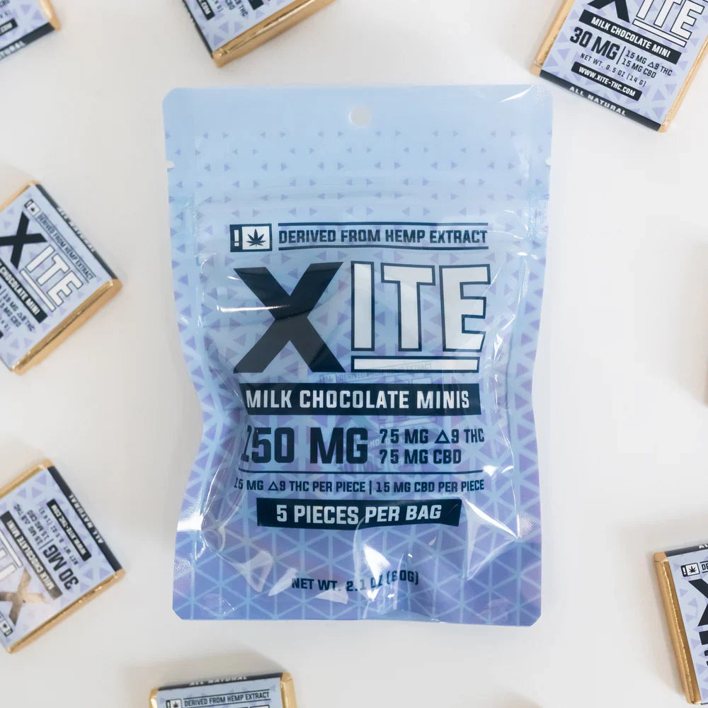 Xite | D9 Milk Chocolate 5ct : 150mg