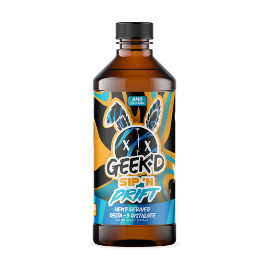 GEEK'D | D9 Hemp Syrup - 800mg