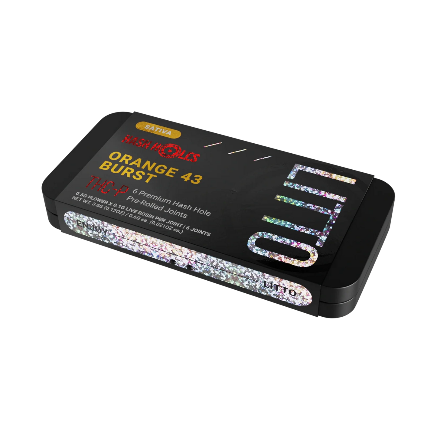 Litto | THC-P Premium Hash Holes Pre-Rolls [6ct]