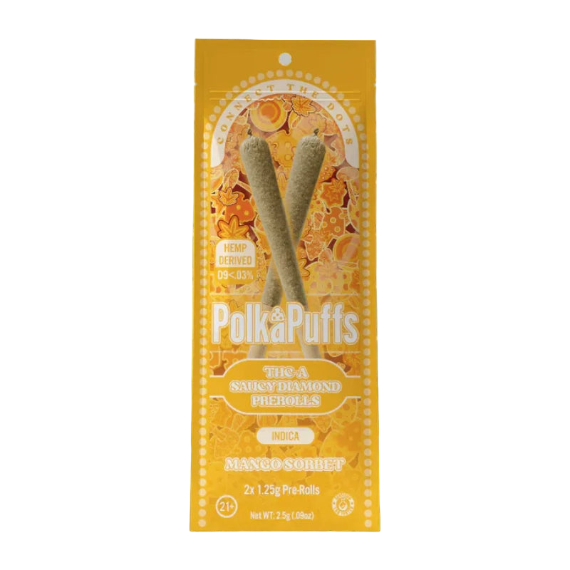 Polka Puffs THC-A Saucy Diamond 2x 1.5g Pre-Roll