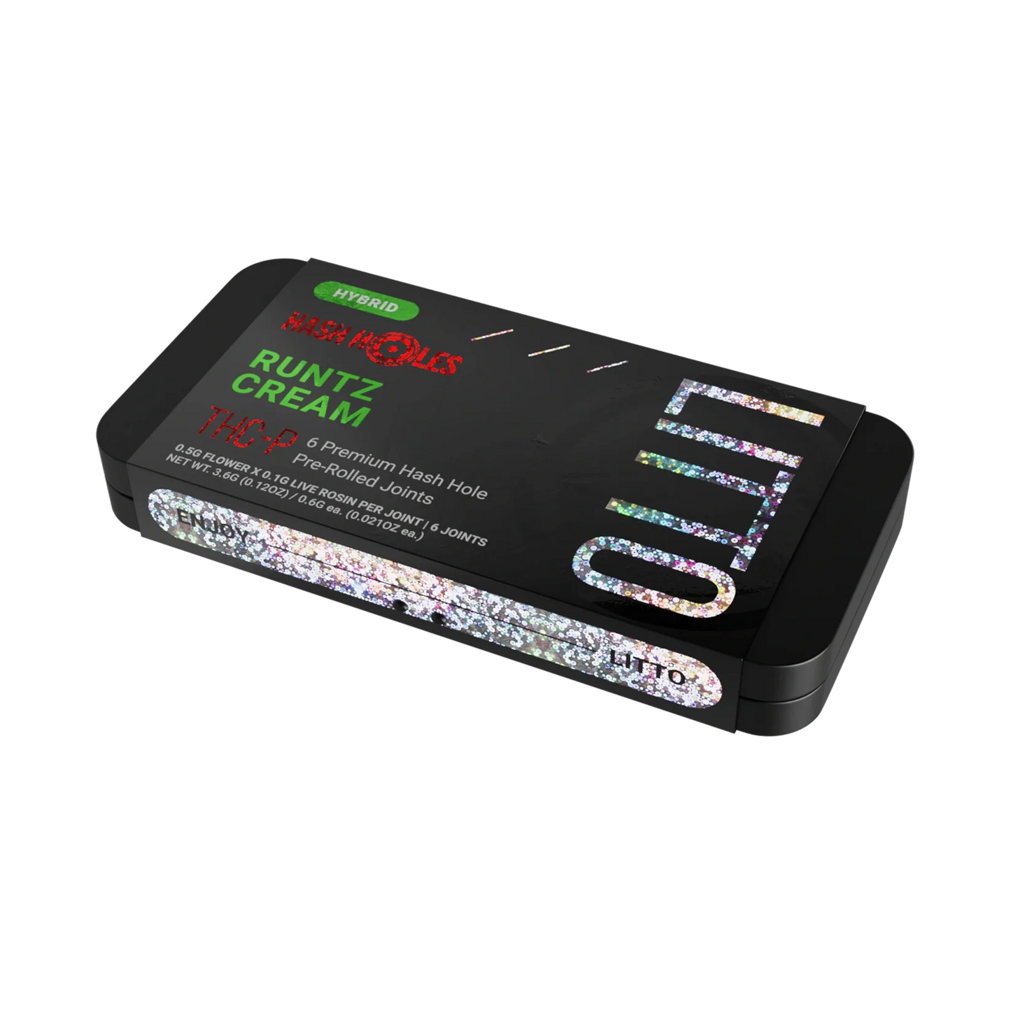 Litto | THC-P Premium Hash Holes Pre-Rolls [6ct]