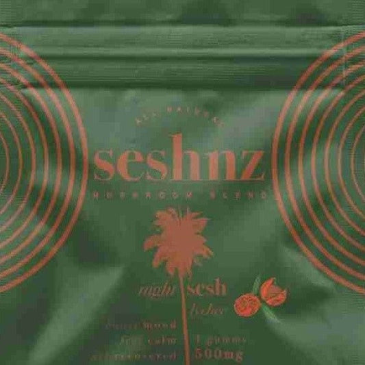 Seshnz Mushroom Blend Gummies night time ( natural) 500 mg/pc