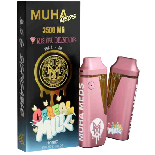 MUHA MEDS | THC-A/D9 | Melted Diamonds Disposable Vape - 3.5 G