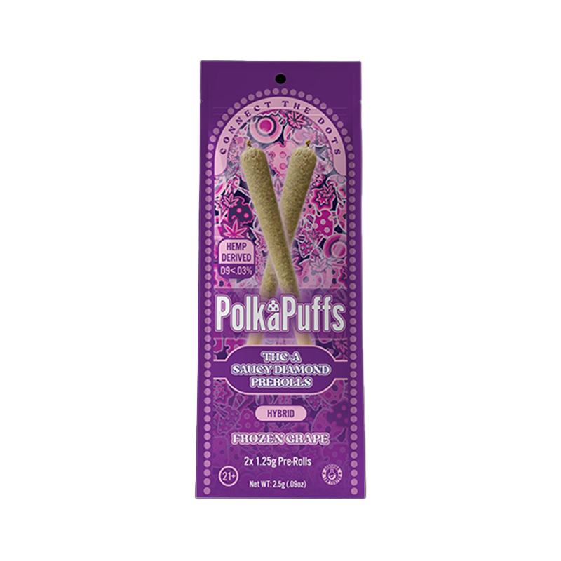 Polka Puffs THC-A Saucy Diamond 2x 1.5g Pre-Roll