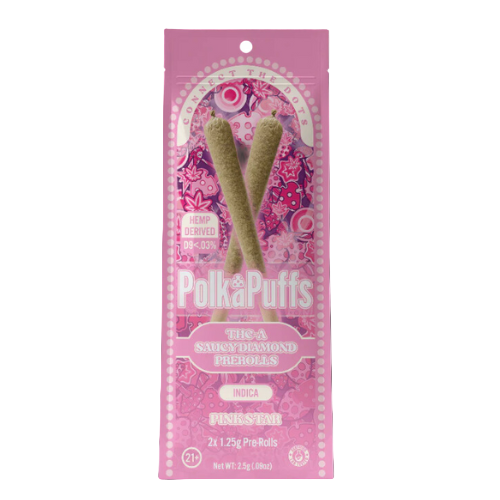 Polka Puffs THC-A Saucy Diamond 2x 1.5g Pre-Roll