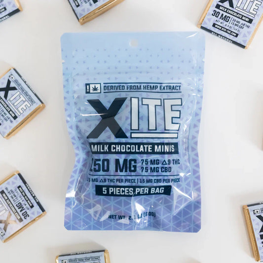Xite | D9 Milk Chocolate 5ct : 150mg